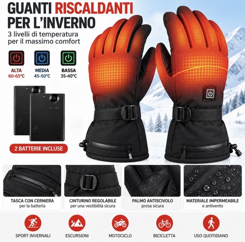 Guanti riscaldati elettrici - guanti,
